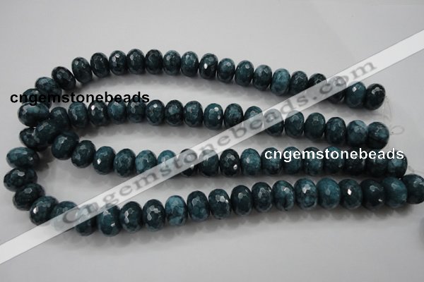 CCN1426 15.5 inches 10*14mm faceted rondelle candy jade beads