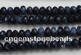 CCN1432 15.5 inches 4*6mm faceted rondelle candy jade beads