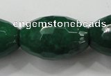 CCN1488 15.5 inches 20*30mm faceted rice candy jade beads wholesale
