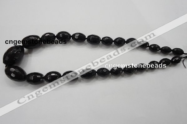 CCN1516 15.5 inches 10*14mm – 20*30mm faceted rice candy jade beads