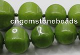 CCN1534 15.5 inches 8*8mm - 20*20mm pumpkin candy jade beads