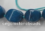 CCN1548 15.5 inches 10*14mm - 20*30mm twisted tetrahedron candy jade beads