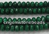 CCN1596 15.5 inches 5*8mm faceted rondelle candy jade beads