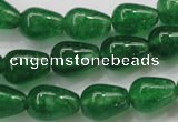 CCN1661 15.5 inches 10*14mm teardrop candy jade beads wholesale