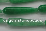 CCN1665 15.5 inches 8*40mm teardrop candy jade beads wholesale