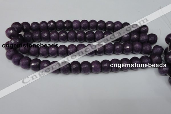 CCN169 15.5 inches 12*16mm faceted rondelle candy jade beads