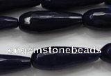 CCN1693 15.5 inches 10*30mm faceted teardrop candy jade beads wholesale