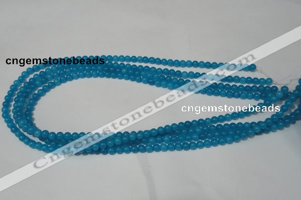 CCN17 15.5 inches 4mm round candy jade beads wholesale