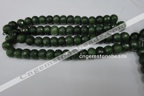 CCN172 15.5 inches 12*16mm faceted rondelle candy jade beads