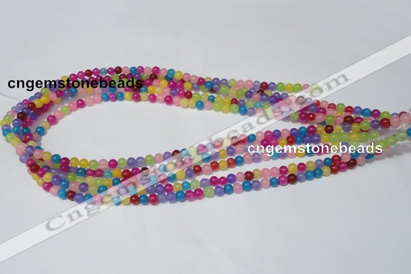 CCN18 15.5 inches 4mm round candy jade beads wholesale