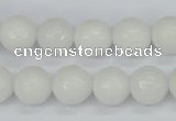 CCN1804 15 inches 12mm faceted round candy jade beads wholesale