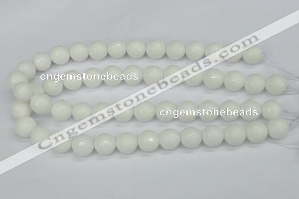 CCN1805 15 inches 14mm faceted round candy jade beads wholesale