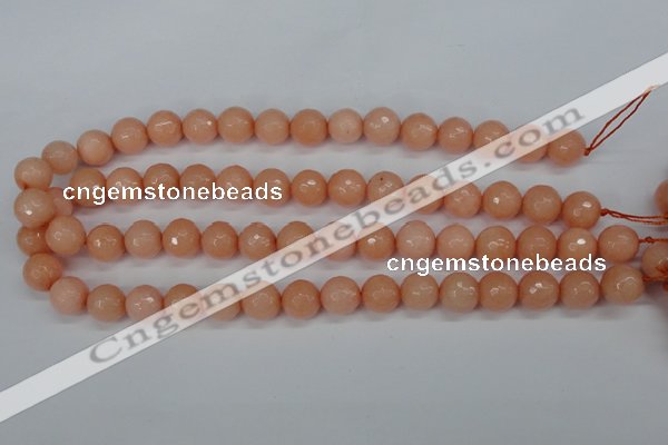 CCN1814 15 inches 12mm faceted round candy jade beads wholesale