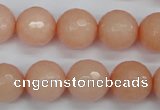 CCN1815 15 inches 14mm faceted round candy jade beads wholesale