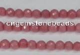 CCN1830 15 inches 4mm faceted round candy jade beads wholesale