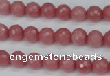 CCN1832 15 inches 8mm faceted round candy jade beads wholesale