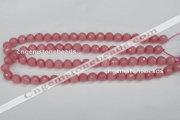 CCN1833 15 inches 10mm faceted round candy jade beads wholesale