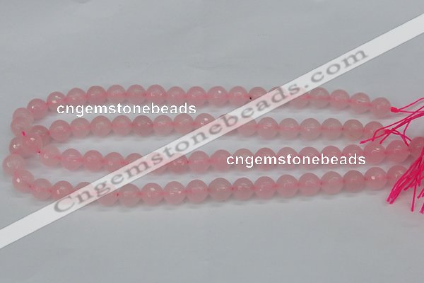 CCN1853 15 inches 10mm faceted round candy jade beads wholesale