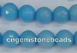 CCN1874 15 inches 12mm faceted round candy jade beads wholesale