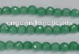 CCN1880 15 inches 4mm faceted round candy jade beads wholesale