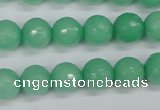 CCN1883 15 inches 10mm faceted round candy jade beads wholesale