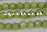 CCN1902 15 inches 8mm faceted round candy jade beads wholesale