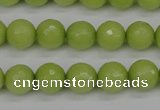 CCN1903 15 inches 10mm faceted round candy jade beads wholesale