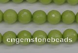 CCN1903 15 inches 10mm faceted round candy jade beads wholesale
