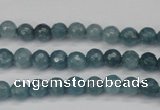 CCN1910 15 inches 4mm faceted round candy jade beads wholesale