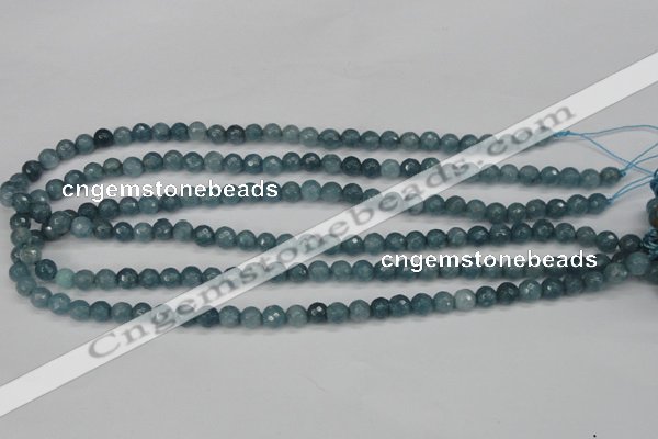 CCN1910 15 inches 4mm faceted round candy jade beads wholesale