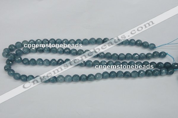 CCN1912 15 inches 8mm faceted round candy jade beads wholesale