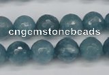 CCN1914 15 inches 12mm faceted round candy jade beads wholesale