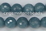 CCN1915 15 inches 14mm faceted round candy jade beads wholesale