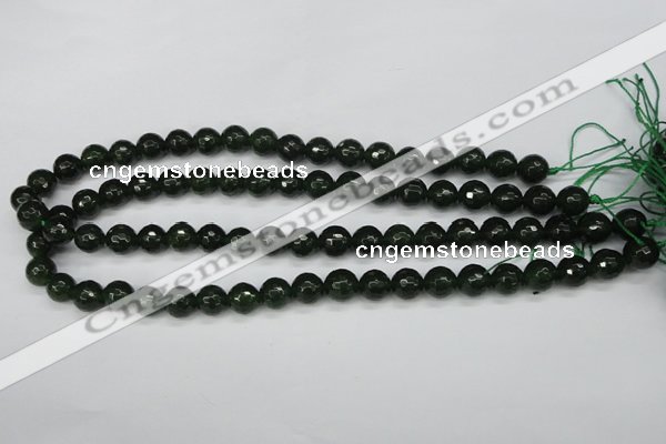 CCN1923 15 inches 10mm faceted round candy jade beads wholesale