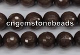 CCN1933 15 inches 10mm faceted round candy jade beads wholesale