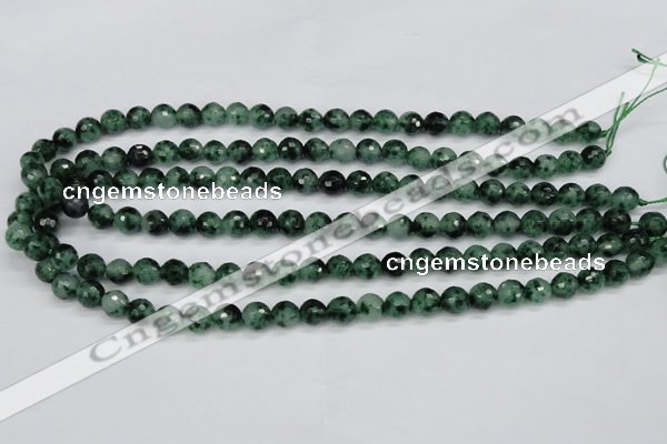 CCN1941 15 inches 6mm faceted round candy jade beads wholesale