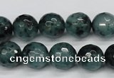 CCN1944 15 inches 12mm faceted round candy jade beads wholesale