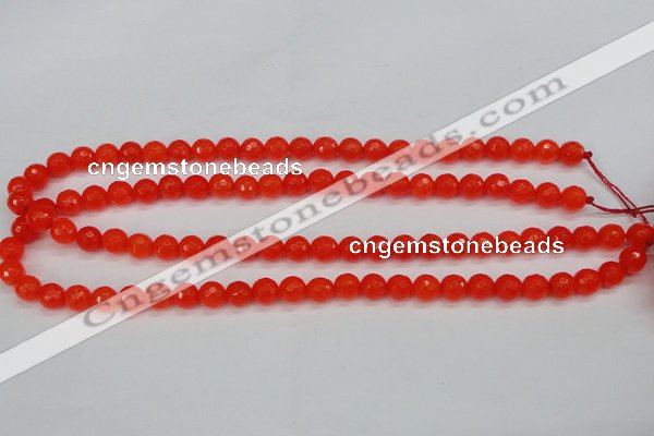 CCN1950 15 inches 4mm faceted round candy jade beads wholesale