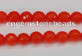 CCN1952 15 inches 8mm faceted round candy jade beads wholesale