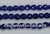 CCN1961 15 inches 6mm faceted round candy jade beads wholesale