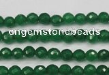 CCN1970 15 inches 4mm faceted round candy jade beads wholesale