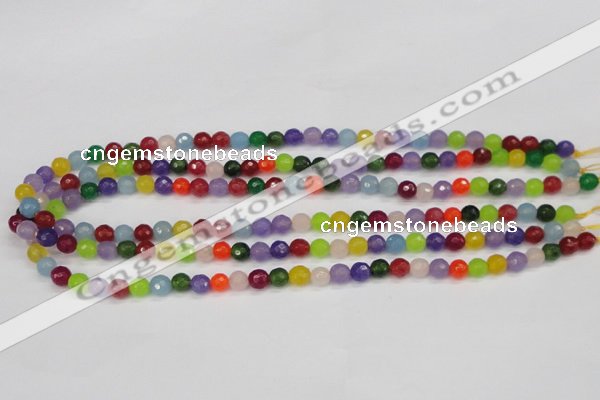 CCN1980 15 inches 4mm faceted round candy jade beads wholesale