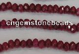 CCN1988 15 inches 3*5mm faceted rondelle candy jade beads wholesale