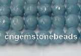 CCN2016 15 inches 6mm faceted round candy jade beads wholesale