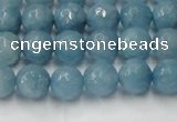 CCN2017 15 inches 8mm faceted round candy jade beads wholesale