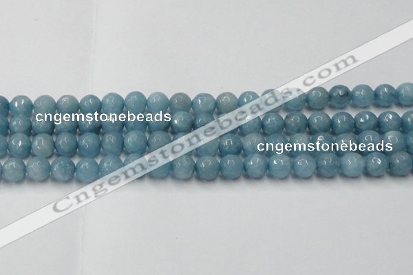 CCN2019 15 inches 12mm faceted round candy jade beads wholesale