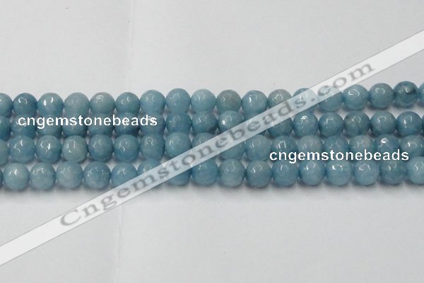 CCN2020 15 inches 14mm faceted round candy jade beads wholesale