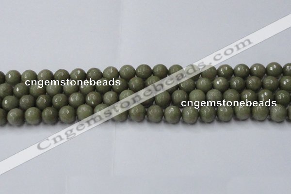 CCN2025 15 inches 10mm faceted round candy jade beads wholesale