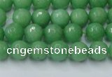 CCN2030 15 inches 6mm faceted round candy jade beads wholesale