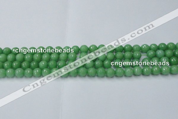 CCN2031 15 inches 8mm faceted round candy jade beads wholesale